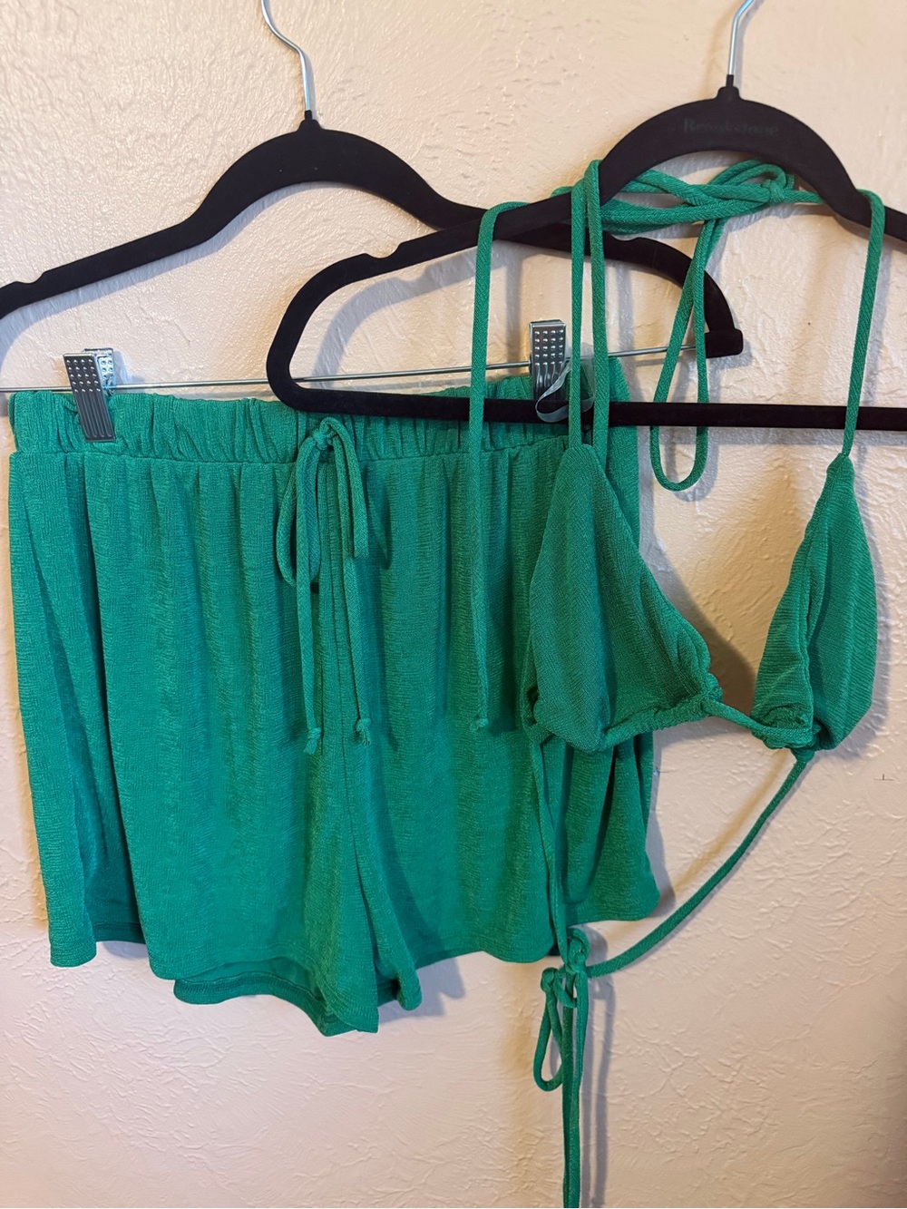 12th Tribe Emerald Green bathing top with Matching Shorts